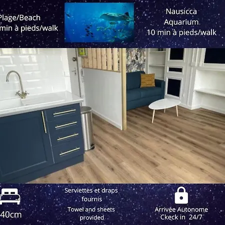 Le Bluemoon, Cosy, Proche Et Nausicaa *